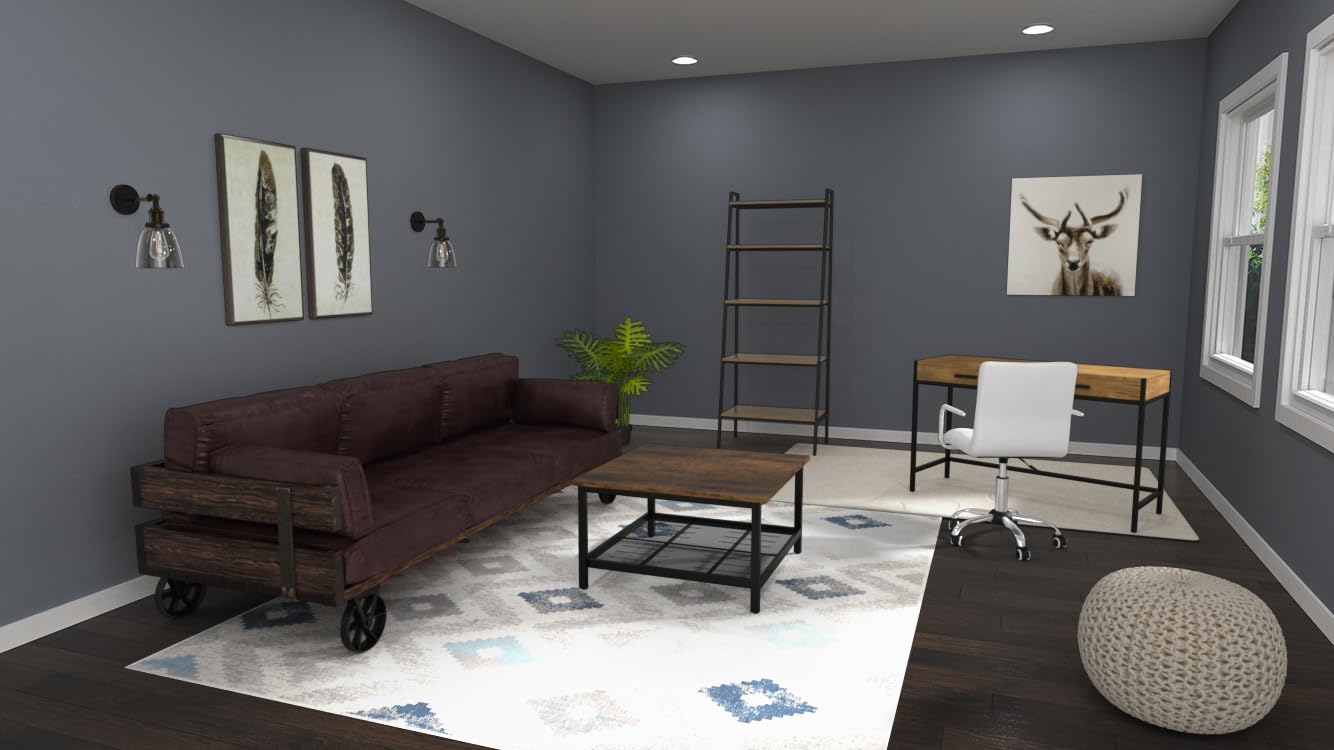 Suburban living with workspace